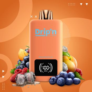 DRIP'N 26ML DISPOSABLE 70K - PEACH BLUE RAZZ ICE