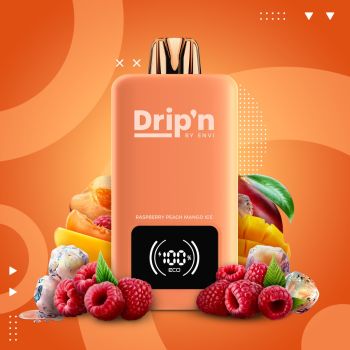 DRIP'N 26ML DISPOSABLE 70K - RASPBERRY PEACH MANGO ICE