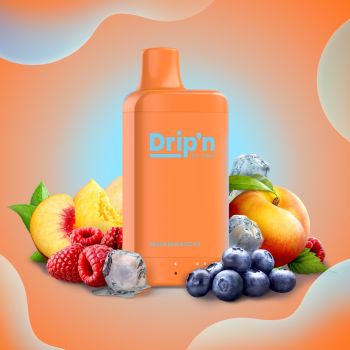 DRIP'N 8ML 16K - PEACH BLUE RAZZ ICE
