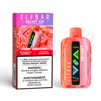 ELFBAR MIXART 40K - RED RASPBERRY STRAWBERRY