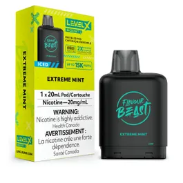 LEVEL X FLAVOUR BEAST BOOST PODS - EXTREME MINT ICED