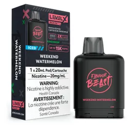 LEVEL X FLAVOUR BEAST BOOST PODS - WEEKEND WATERMELON ICED