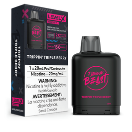 LEVEL X FLAVOUR BEAST BOOST PODS - TRIPPIN TRIPLE BERRY
